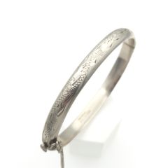 Vintage 925 Sterling Silver 1974 Birmingham Bangle