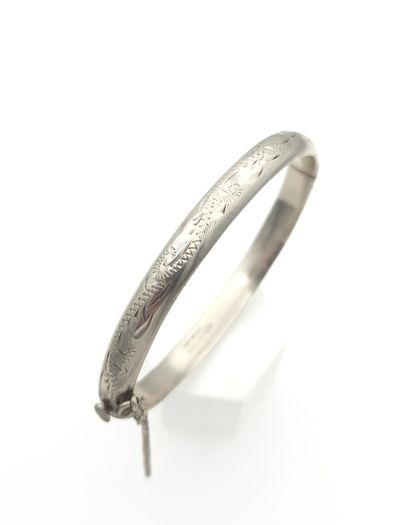 Vintage 925 Sterling Silver 1974 Birmingham Bangle