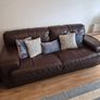 Italian Leather 3 Seater & 2 Seater Sofas Image 6