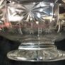 Vintage Art Deco Flint Glass Pedestal Footed Bowl 1920's Image 8