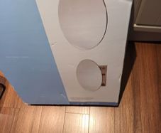 Sandon Brushed Stainless  Steel Oval Bathroom  Cabinet  & Double Sided Mirror. Never Opened.