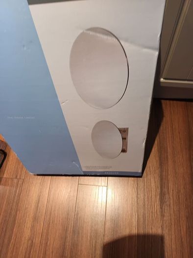 Sandon Brushed Stainless  Steel Oval Bathroom  Cabinet  & Double Sided Mirror. Never Opened.