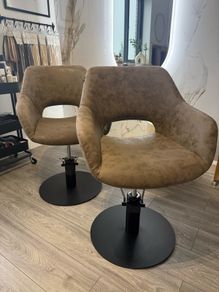 Pair of salon chairs for sale in perfect condition