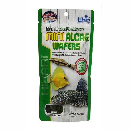 Hikari Tropical MINI ALGAE WAFERS 85g for Most Herbivores