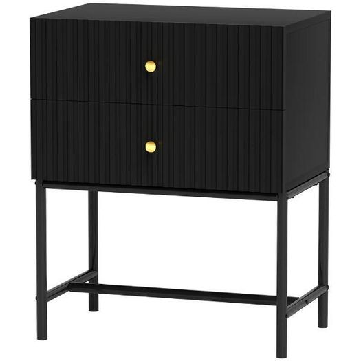 2-Drawer Bedside Table
