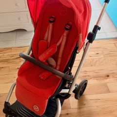 Cybex Eezy S Twist +2 stroller in red (Bray, Wexford, Dublin)