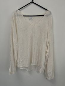 Cream blouse with stars size 40