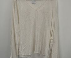 Cream blouse with stars size 40
