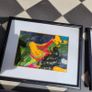 Vintage set of four John Hanwick abstract paintings Image 4