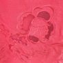 Red dress linen blend flower motifs size 10 Image 3