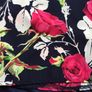 Ladies Navy Floral Dress Image 3