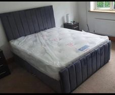 King size Bumber Bed frame and Mattress