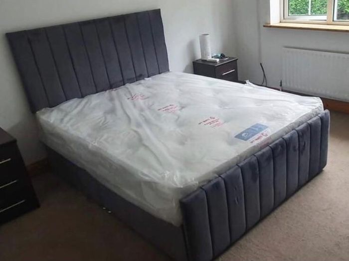 Double Bumber Bed Frame and Mattress