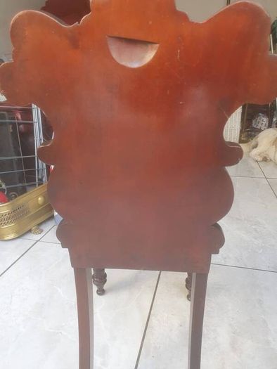 Victorian mahoganh hall chair