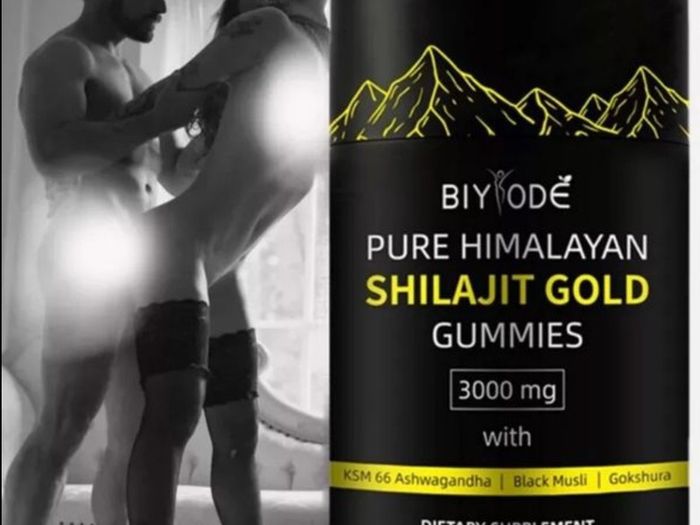 Pure Himalayan Gold Shilajit with Ashwagandha & Gokshura, 60 gummies