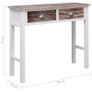 Console Table Brown 90x30x77 cm Wood Image 8