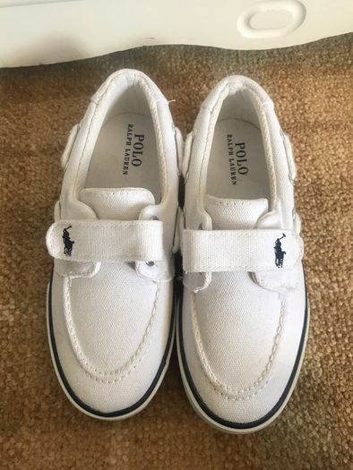 White Ralph Lauren Boat Runners - New