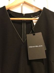 Penny Black dress (brand new, size M) leather details