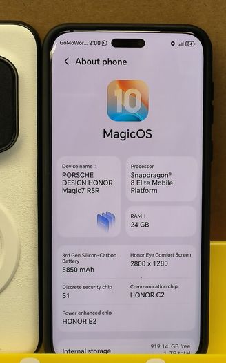 Honor Magic7 RSR (PORSCHE Design) 1TB / 24GB Unlocked Limited Edition