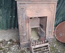 old style fire place