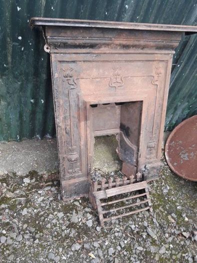 old style fire place