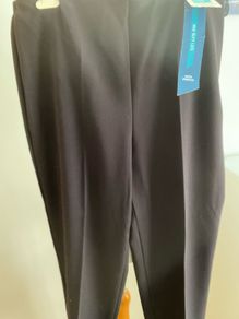 New Slim Leg Trousers with Stretch, Size 14