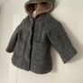 Girls Zara winter wool coat Image 4