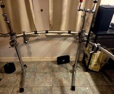Yamaha hexII drum rack & side bar & extras for parts.
