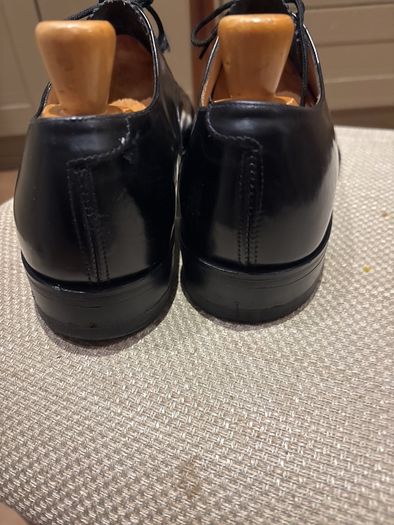 Sanders Andy Calf Skin Leather Oxford Laced Shoes - Size 10