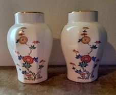 Vintage pair of "Oriental Prunus" by Arklow vases