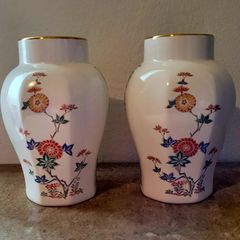 Vintage pair of "Oriental Prunus" by Arklow vases