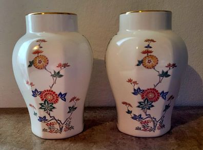 Vintage pair of "Oriental Prunus" by Arklow vases