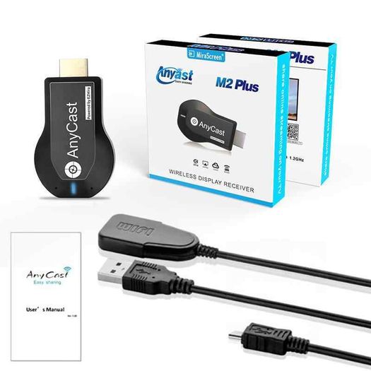 Brand New Anycast M2 Plus Wireless Wifi Display Dongle Receiver 1080p Airplay.