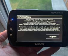 Sat Nav For Sale (Snooper Syrius Plus)