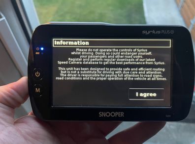 Sat Nav For Sale (Snooper Syrius Plus)