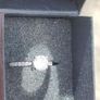 Zircon Sterling Silver engagement ring Image 6