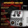 FREE EXPRESS SHIPPING Welder Gasless MIG MMA 2 in 1 Welding Machine Flux Core Welder 220V 140Amp IGBT Inverter Welder MIG No Gas Image 3