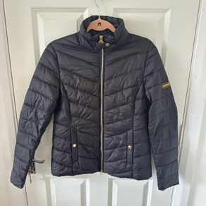 Barbour Black Fibre Down Jacket UK12