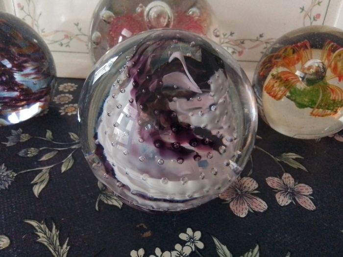 Large Art Glass Sphers/Balls