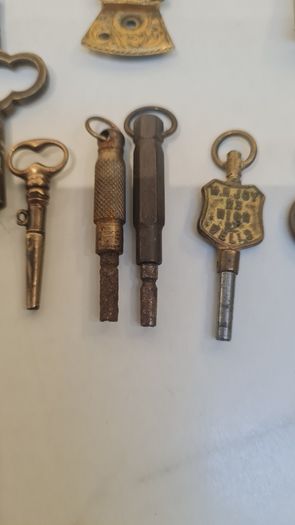 Antique pocket watch keys