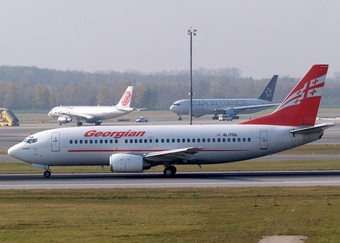 Georgian Airways Boeing 737-300 Emergency Exit Window Panel LED Aviation Wall Display