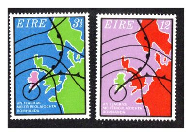 1973 Ireland World Meteorological Organisation Commemorative Stamps Mint Never Hinged (MNH)