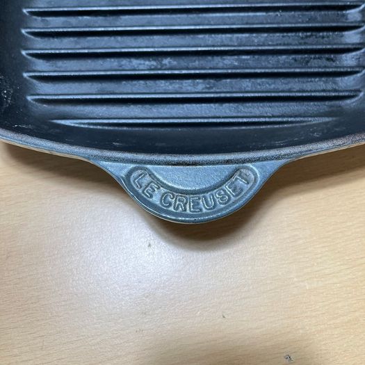 Le Creuset Signature Griddle Skillet Frying Pan 26 Grey Cast Iron