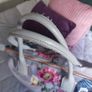 Pretty Ted Baker rosegold washable tote bag. With new handbag tidy. Beautiful! Image 6