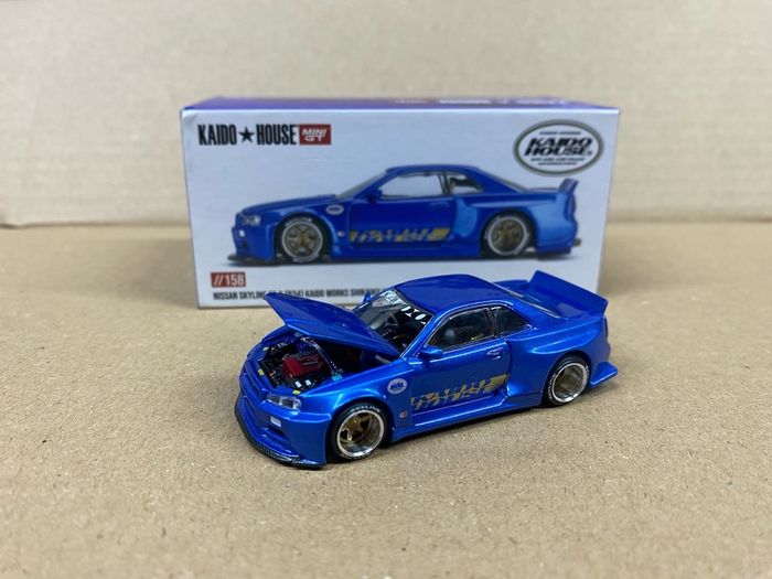Nissan Skyline R34 Kaido House MiniGT