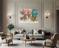 LARGE Original Art Dublin Original abstract art original landscape Dublin  contemporary art