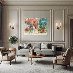 LARGE Original Art Dublin Original abstract art original landscape Dublin  contemporary art