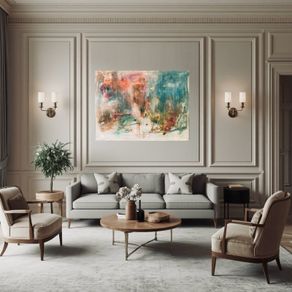 LARGE Original Art Dublin Original abstract art original landscape Dublin  contemporary art