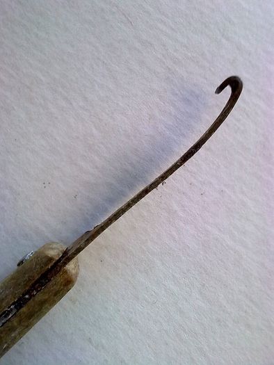Old farrier's hoof paring knife