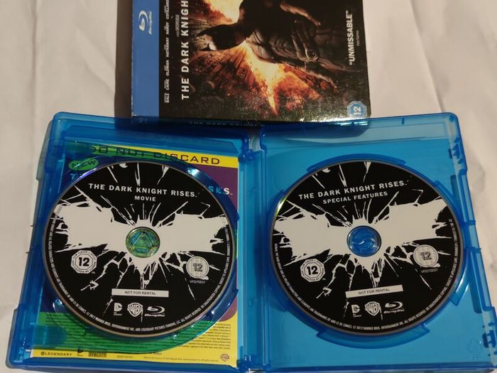 New The Dark Night Rises 2 disc Blu-ray